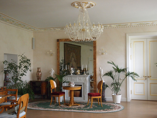 The interiors of the estate of Maryino.