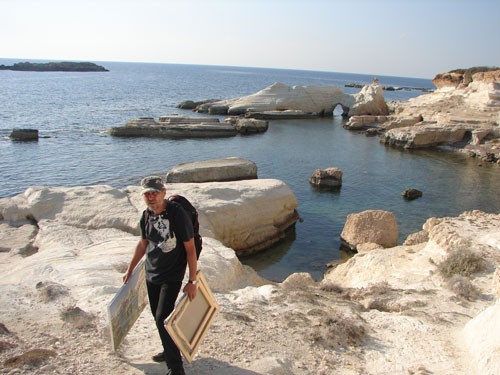 Photos from the plein air in Cyprus. 2010. 