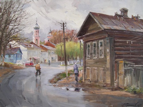 Painting by Azat Galimov.Valdai. After the rain.