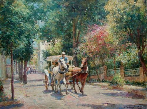 Painting Azat Galimov. Phaeton.