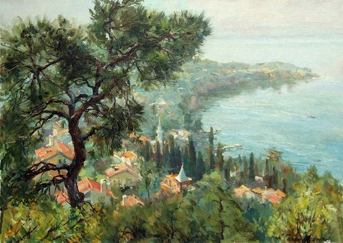 Painting Azat Galimov.Turkey. Buyukada. Diil burnu.